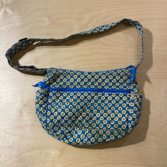 Vera Bradley Blue and Yellow Patterned Women's Bag (BI) - Picture 6 of 10